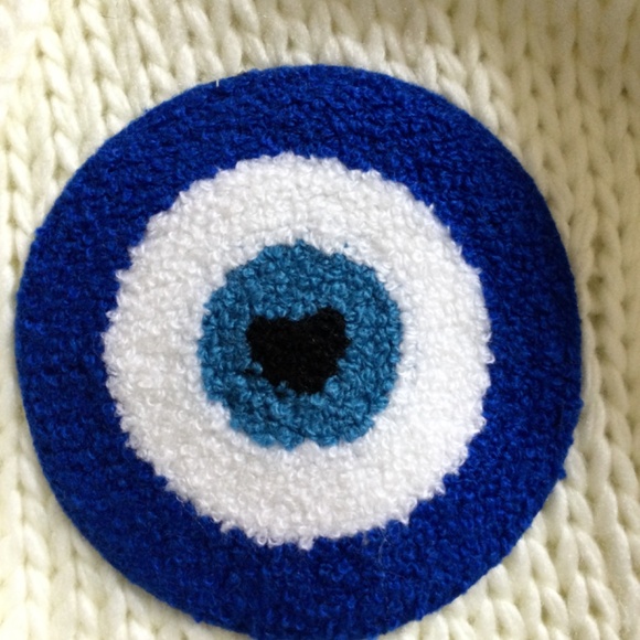 NWT More-Grand oversized sweater with  applications target/hearts sz M/L - Picture 10 of 16